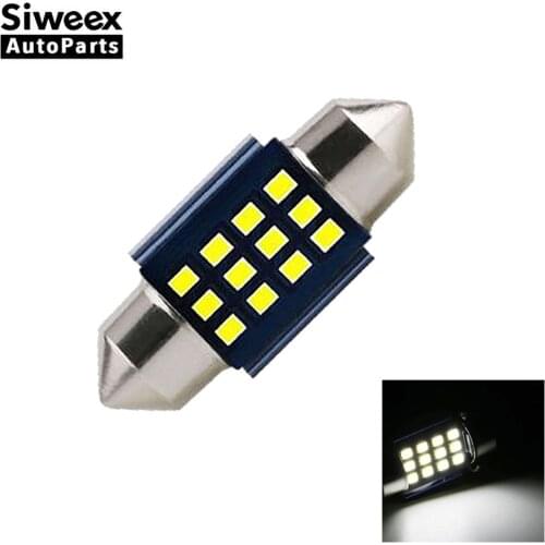 1 Pcs 31MM 36MM 39MM 41MM SMD 2016 Car LED Festoon Bulbs Reading License Plate Lights Door Map Dome Lamp White 12V DC