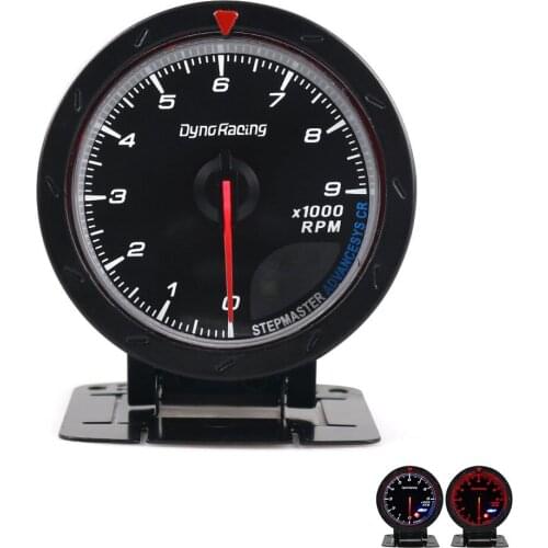 Dynoracing 60MM Racing Car Tachometer Gauge 0-9000RPM & Light Auto Tachometer Gauge TT101466