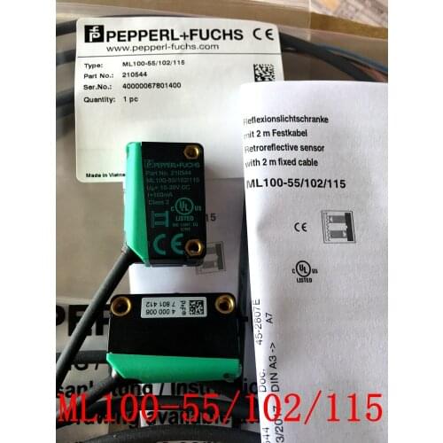 ML100-55/102/115 210544 P+F Photoelectric Switch Sensor 100% New Original