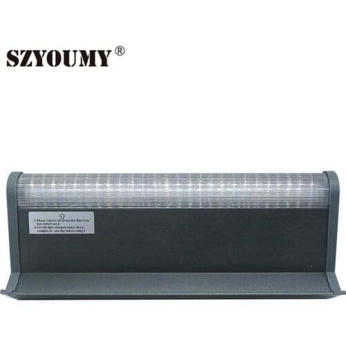SZYOUMY Solar Billboard Sign Light 30cm 60cm Outdoor Waterproof 48 Led Advertisement Lights White For Building Bus Stop