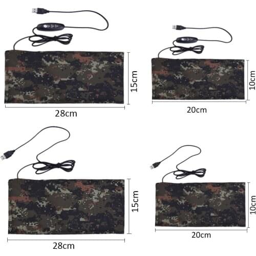 Terrarium Reptile Heating Pad USB Heating Sheet Carbon Fiber Pet Amphibians Lizards Heating Warm Pad Pet Temperature Controller