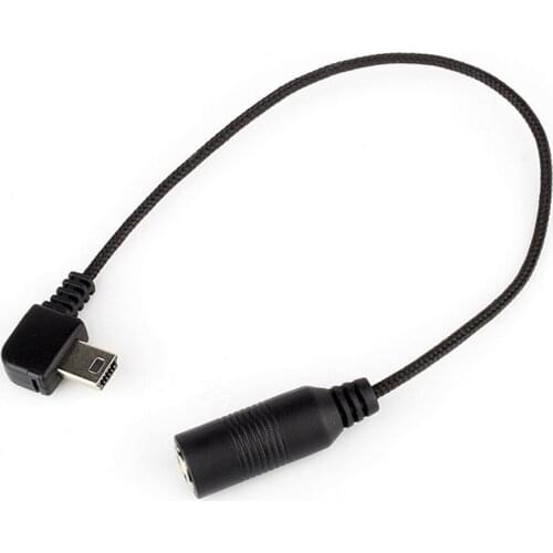 Mini USB to 3.5mm Microphone Mic Adapter Transfer Cable Wire for GoPro Hero 3 3+ 4 Microphone Adapter Cable Digital Camera Cable