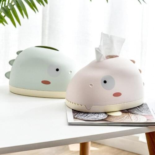 Tissue Box Pull Smoothly Bottom Thickening TPR Household Napkin Holder for Living Room Office Home Decoration