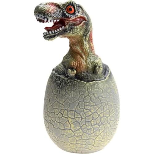 Lovely T-rex Triceratops Dinosaur Egg PVC Model BB Device Development Kids Toy