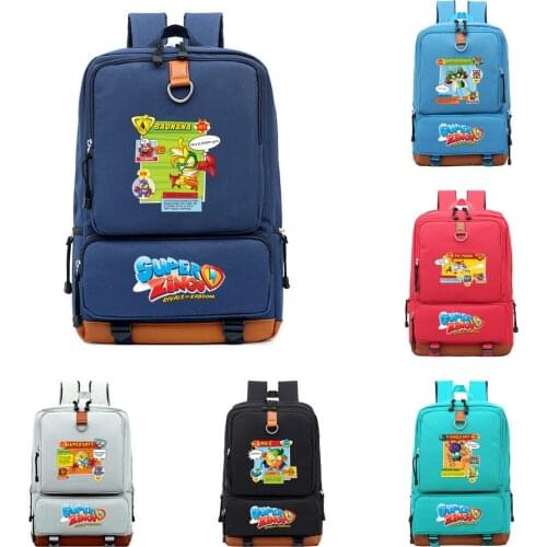 New Fashion Children Super Zings Backpack Women Men Superzings School Bookbag Kids Mochila Back To School Gift