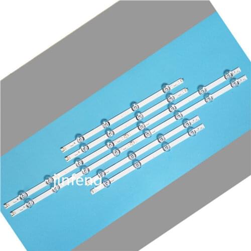 TV LED Light Bars For LG 42LF6500 42LF650V 42LF652V 42LF653V 42LF564V -ZA -ZB LED Backlight Strips Kit 8 LED Lamps Lens 8 Bands