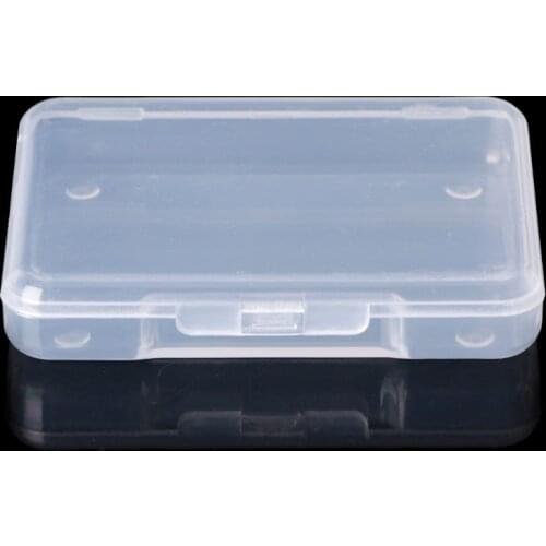 Rectangular Plastic Clear Transparent Storage Box Collection Container Organizer