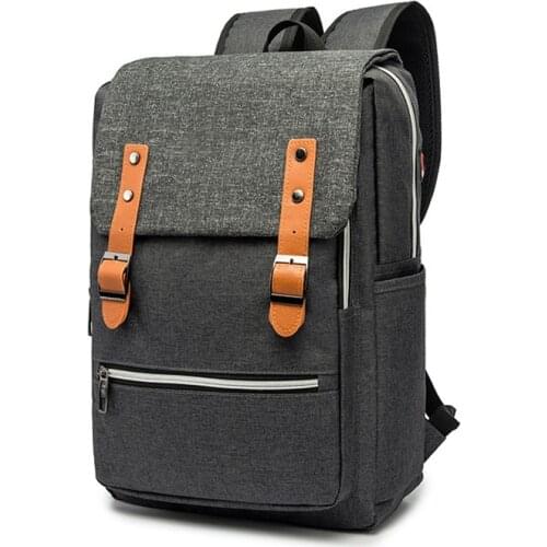 NEW Fashion Vintage Laptop Backpack Women Men canvas Travel Leisure Backpacks Retro Casual Bag School Bags For Teenager