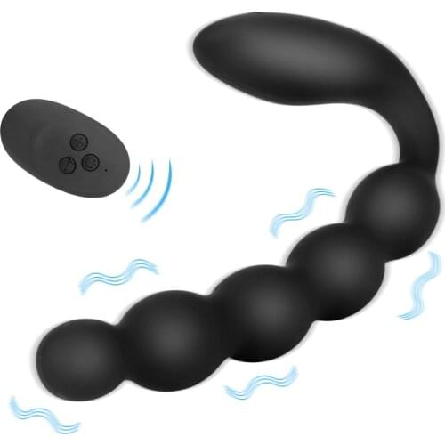 Sex Toys Dildo Vibrators Wireless Remote Control 10 Speed For Men Women Anal Beads Vibrators Prostate Massager Adult Products