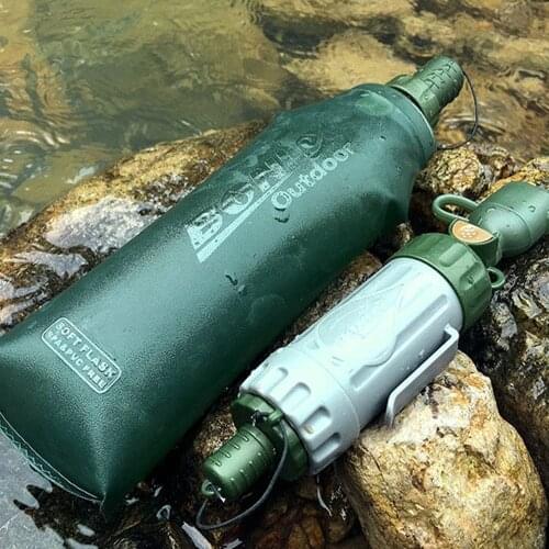 Outdoor Survival Water Filter, Straw, Camping Equipment, Water Purifier, Straw Water Purifier System, Emergency Survival Tool