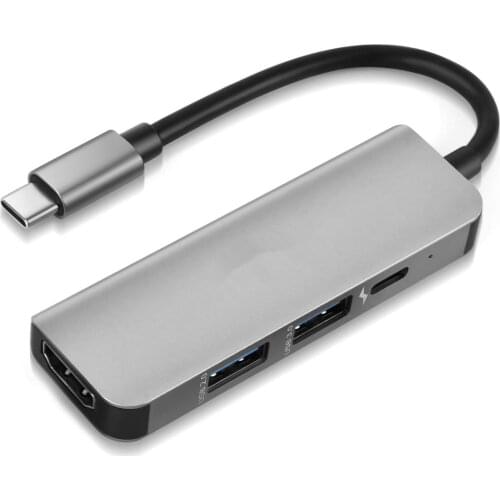 USB C Hub USB-C Dongle 4K HDMI-compatible USB 3.0 87W PD for MacBook Pro/Air Thunderbolt 3 Nintendo Switch Type C 3.0 Splitter