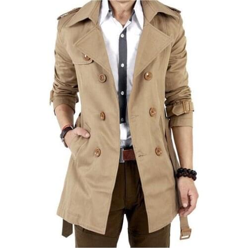 Womens Jackets Trench Coats New Casual Loose Long Sashes Double-breasted Windbreaker England Femme Outerwear