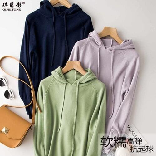 2020 New Autumn Winter Warm Hoodie Womens Soft Cashmere Sweater women Long Sleeve Sweater Women Pull Femme