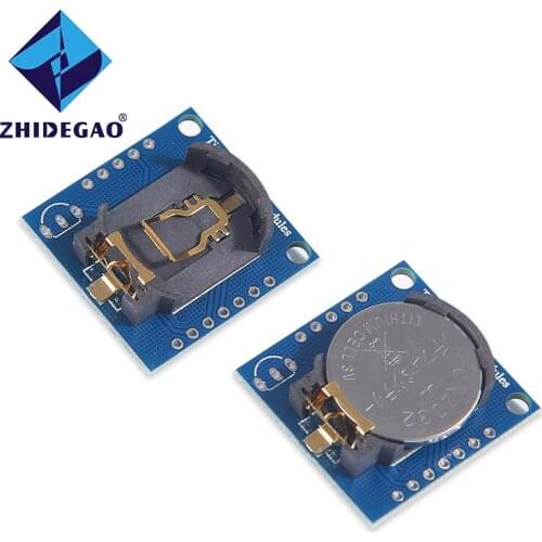 ZHIDEGAO 1pcs AT24C32 Real Time Clock RTC I2C DS1307 Module for AVR ARM PIC 51 ARM mini module