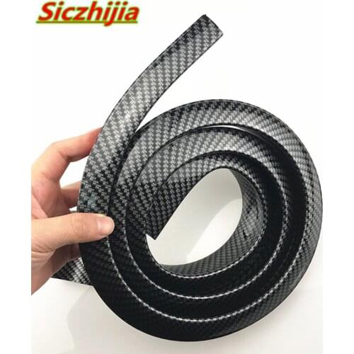 1.5m carbon fiber rear spoiler wing lip 3D sticker for Acura RLX CL EL CSX ILX MDX NSX RDX RL SLX TL TSX Vigor ZDX