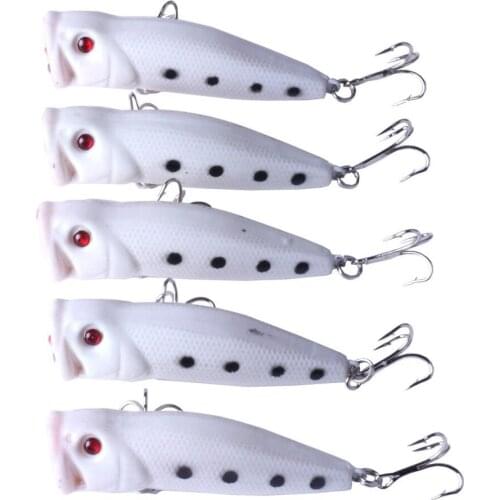 1 pcs Luminous Popper Fishing Lures 7.5cm 10g 3d Eyes Bait Crankbait Wobblers Tackle Isca Poper Japan Lure