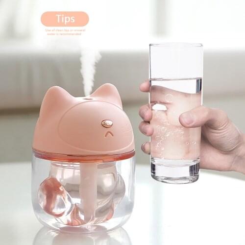 150ml Air Disinfection Purifier Mini Usb Small Humidifier Water Tank 7-Color Night Light Cool Mist Humidifier Home Office