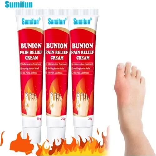 3pcs Arthritis Pain Relieve Cream Bunions Split Foot Thumb Arthritis Ointment Medical Plaste Muscle Neck Back Analgesic Treat