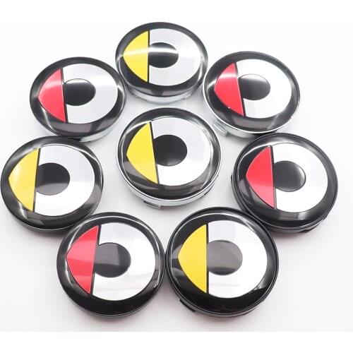 4pcs 56mm or 60mm Smart Car logo Wheel Center Cap rim Badge dust-proof covers decal refit Creative decoration emblem styling