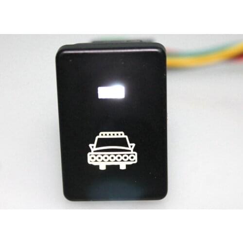 4 Pieces ON-OFF Push Switch White LED For Toyota Sequoia Highlander 2008-up