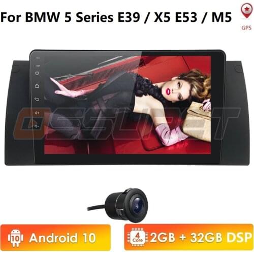 9inch 1 Din Android 10 Auto Radio For BMW E39 X5 E53 Quad Core GPS Car Multimedia Stereo System Cam-in Canbus DTV OBD SWC DVR 4G