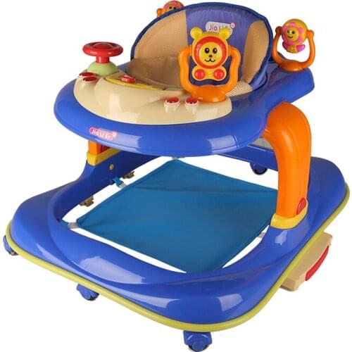 Free shipping multifunctional EN baby activity walker musical learning baby walker with wheels