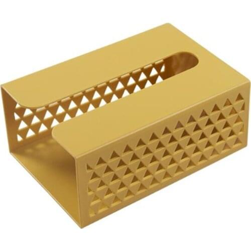 Household Kitchen Creative Tissue Box No Punching Paste Wall Hanging Hollow Tissue Shelf Living Room Toilet Storage BoxBathroom