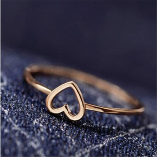 2018 Hot Sale Women Ring Hollow Heart Ring For Couple Wedding Promise Infinity Eternity Love Jewelry Boho Gifts Free Shipping