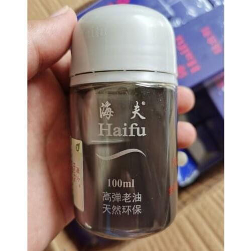 HAIFU SEA MOON Black Oil Professional Table Tennis Rubber Solubility Bond Booster/ Bond Oil/ VOC Tune Glue 100ml