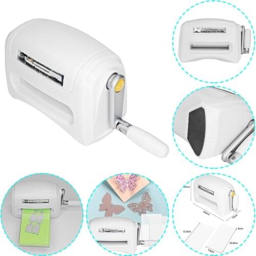 Mini Die Cutting Machine with 2 Cutting Pads Embossing Tool DIY Scrapbooking Craft Album Paper Cards Cutter 2021 NEW