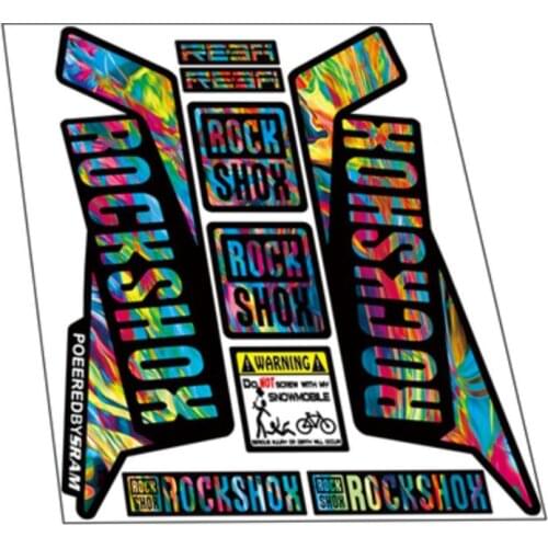 Front Fork Decals Bicycle MTB Road Rock Shox PIKE Stickers Bike Racing Cycling