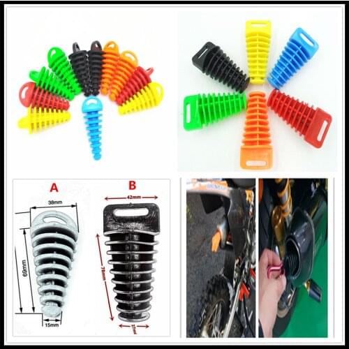 New Motorcycle Exhaust Pipe Plug Muffler Wash protector for YAMAHA FZ750 FZR750R GENESIS FZR1000 GENESIS FJ1100 FJ1200S T