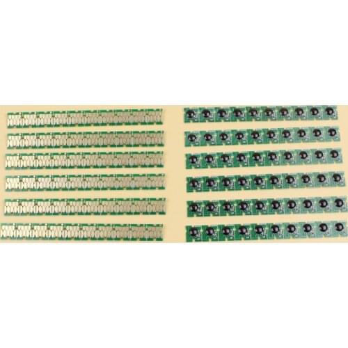 Newest stable one time chip for Epson SC F6070 maintenance tank for Epson F6070 F6200 F9200 F6000 waste ink tanks chip F6070