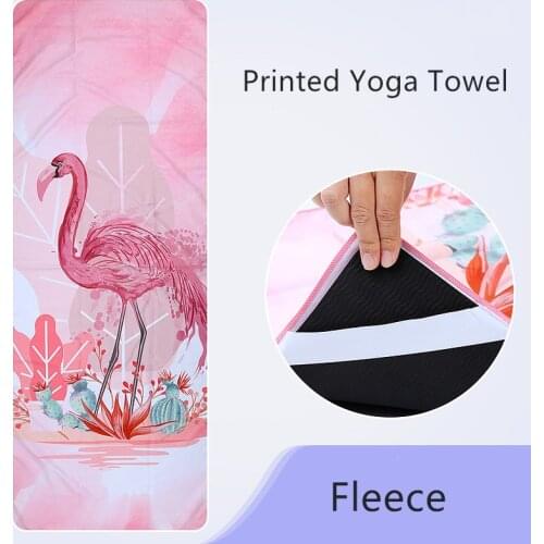 Hot Yoga Mat Towel 185*68cm Printed Yoga Towel Non slip Fitness Workout Mat Cover For Pilates Gym Yoga Blankets