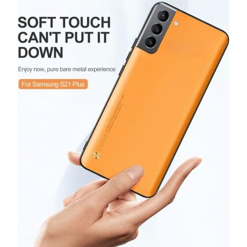 Luxury Leather Case For Samsung Galaxy S21 Plus Shockproof Full Cover Back Shell Coque For Sansung S 21 S30 S21+ Silicone Bumper