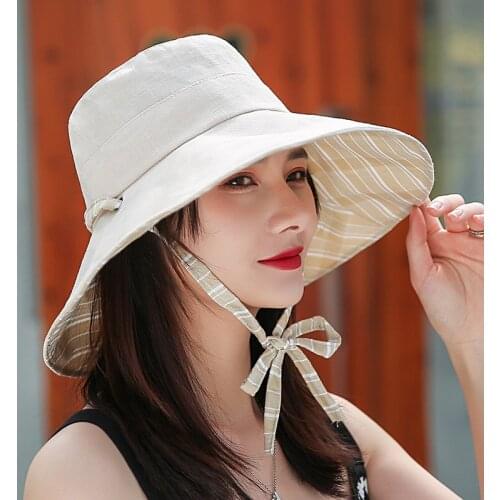 Beach Pool Large Floppy Dress Sun Hat Broad Brim Bucket Hat Foldable Roll Up Sun Cap Casual Elegant Fisherman Cap