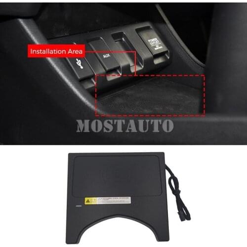 The Phone With QI Wireless Charging For Honda HR-V Wireless Car Charger Wireless Phone Fast Charging Pad 2016-2020
