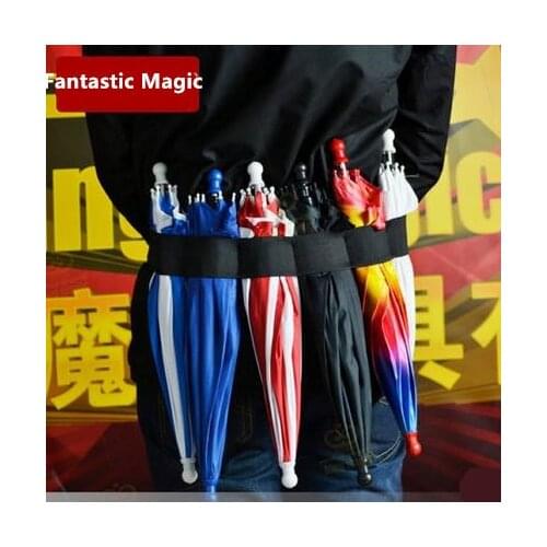 2pcs/lot Parasol Elastic Holder Umbrella Girdle Magie Trick Props Magia Umbrella Class Magic Show Gimmick Illusions