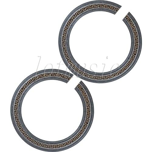 2Pcs Acoustic Guitar Soundhole Rosette Basswood High Quality Beautiful Design