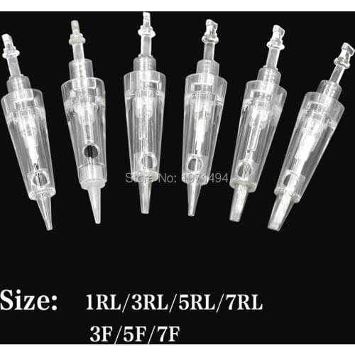 300pc Mix sale 1/3/5RL micro needles&permanent makeup needle professional digital eyebrow eyeline body tattoo round liner needle