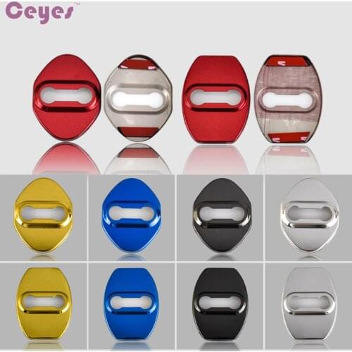 4pcs Car Styling Auto Sticker JDM Case For Toyota Esquire Wish For Honda For Mazda MS Daihatsu Door Lock Cover Accessories