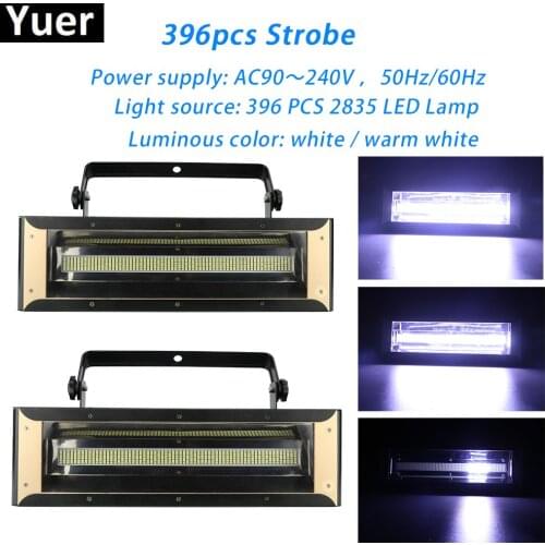 4Pcs/Lot LED DMX512 200W Warm White Strobe Flasher Light Disco Lamp Family Birthday Party DJ Light Professiona Stage Lighting