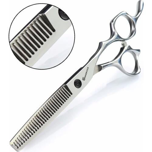 6 inch hairdressing scissors Barber Shop haircuts precision scissors barber accessories hairdressing supplies Chunker scissors