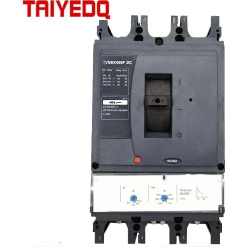 NSX MCCB 3P/4P Breaking Capacity Adjustable DC Moulded Case Circuit Breaker 100/125/160/250A For electric car distribution box