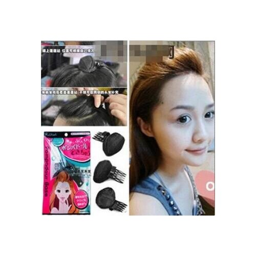 Bang Black/Brown Auto-stick Princess Head Fluffy Hair Forks Clips Hair Care & Styling Tools Hair Accessories HA013
