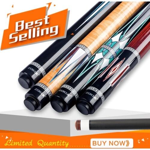 KONLLEN ZOKUE Billiard Carom Cue 12mm 142cm Carbon Fiber Shaft Maple Shaft Korean 3 Cushion Cue Carom Cue Technology Carom Stick
