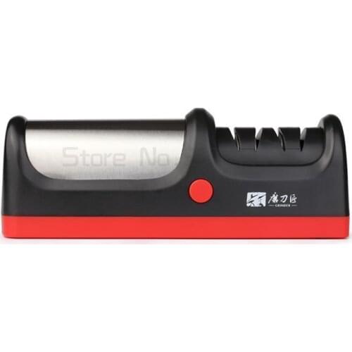 Household kitchen two-stage Professional Electric Knife sharpener Sharpening Stone Tool Motorized Rotating Diamond