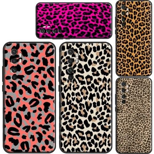 Leopard Animal Print Case For Xiaomi POCO X3 NFC F2 Pro F1 Mi Note 10 Lite Mi 10 Ultra 9T Pro 9 SE 8 A3 Mix3