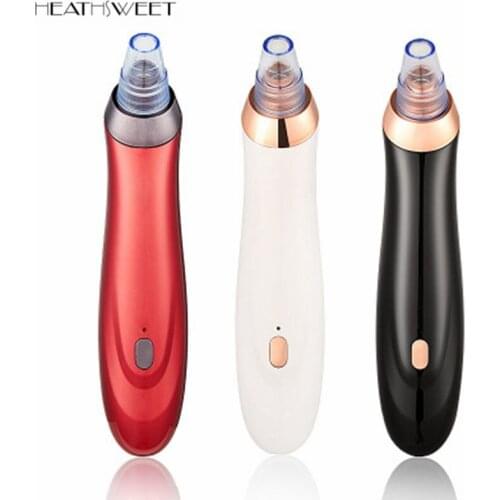 Healthsweet Facial Beauty Electric Blackhead Removal Machine Vacuum Suction Acne Blackhead Cleaner Pore Face Massager Machine