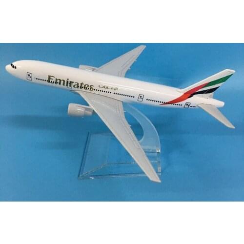 JASON TUTU 16CM 20CM Emirates Model Plane Airplane Model Aircraft Diecast Metal Airplanes 1:400 Plane Boeing777 Airbus A380